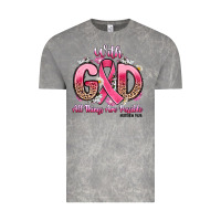 Cloud Rock breast cancer with god all things are possible Vintage Tee - Artiststas