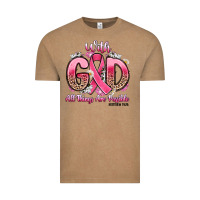 Vintage Coffee breast cancer with god all things are possible Vintage Tee - Artiststas