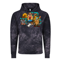 Cloud Black western Truck with gnomes Vintage Hoodie - HRA Design Shop