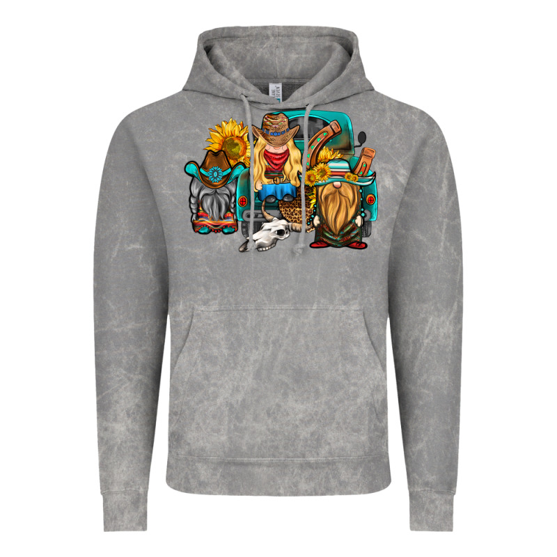 Western Truck With Gnomes Vintage Hoodie by HRA Design Shop | Teevron