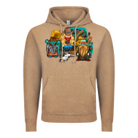 Vintage Coffee western Truck with gnomes Vintage Hoodie - HRA Design Shop