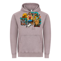 Vintage Zinc western Truck with gnomes Vintage Hoodie - HRA Design Shop