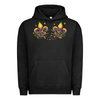 Pigment Black skeleton hands mardi gras Urban Hoodie - CowGirlArtShop