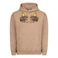 Pigment Burro skeleton hands mardi gras Urban Hoodie - CowGirlArtShop