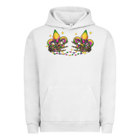 Pigment Lunar Rock skeleton hands mardi gras Urban Hoodie - CowGirlArtShop