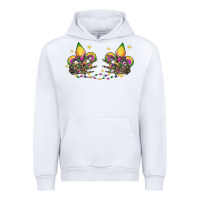 White skeleton hands mardi gras Urban Hoodie - CowGirlArtShop