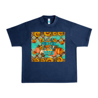 Navy Cutest pumpkin in the patch Urban Heavy Tee - Artiststas