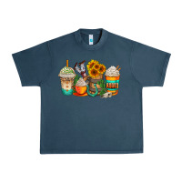 Midnight Navy rodeo coffee cups Urban Heavy Tee - AdoDesignShop