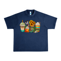 Navy rodeo coffee cups Urban Heavy Tee - AdoDesignShop