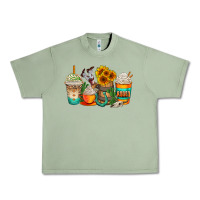 Oil Green rodeo coffee cups Urban Heavy Tee - AdoDesignShop