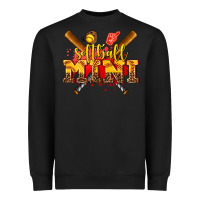 Black softball mini Heavyweight Sweatshirt - AdoDesignShop