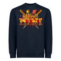 Navy softball mini Heavyweight Sweatshirt - AdoDesignShop