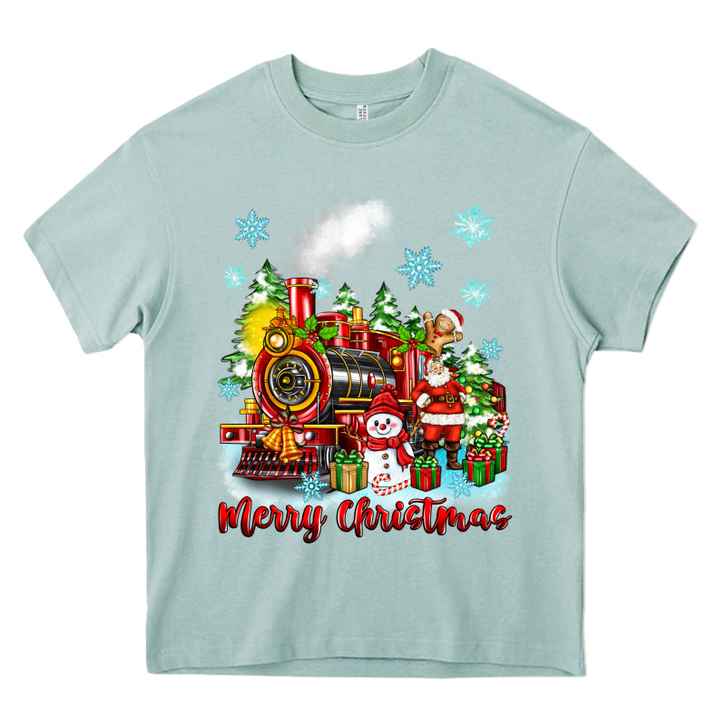 Merry Christmas Polar Express Heavy Core Tee by Zillion Design Studio | Teevron