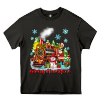 Asphalt merry christmas polar express Heavy Core Tee - Zillion Design Studio