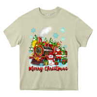 Mossy merry christmas polar express Heavy Core Tee - Zillion Design Studio