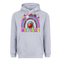 Heather Grey daycare Heavyweight Hoodie - BundleAndBundleShop