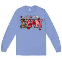 Colony Blue valentines day lvn Long Sleeve Tee - NancyCooperArtShop