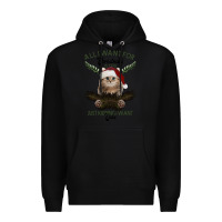 Black All I Want For Christmas Is You Just Kidding I Want Cats Premium Hoodie - Bettercallsaul