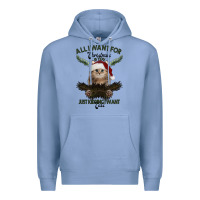 Colony Blue All I Want For Christmas Is You Just Kidding I Want Cats Premium Hoodie - Bettercallsaul
