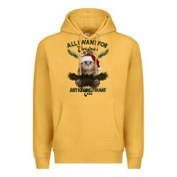 Mustard All I Want For Christmas Is You Just Kidding I Want Cats Premium Hoodie - Bettercallsaul