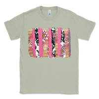 Matcha v.d cow and lotus brushstrock Classic Tee - AdoDesignShop