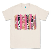 Natural v.d cow and lotus brushstrock Classic Tee - AdoDesignShop