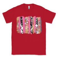 Red v.d cow and lotus brushstrock Classic Tee - AdoDesignShop