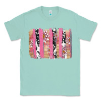 Seafoam v.d cow and lotus brushstrock Classic Tee - AdoDesignShop