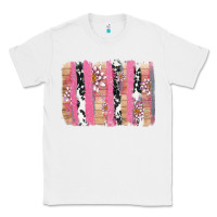 White v.d cow and lotus brushstrock Classic Tee - AdoDesignShop