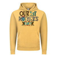 Vintage Mustard our 1 st mother's day Vintage Hoodie - CowhideDigitalArt