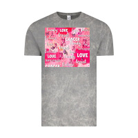Cloud Rock breast cancer awareness pink Vintage Tee - AdoDesignShop