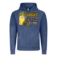 Vintage Denim sweet summer time pineapple Vintage Hoodie - RacoonDesign