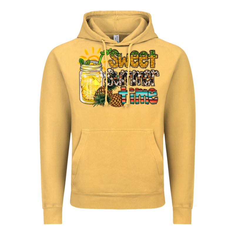 Sweet Summer Time Pineapple Vintage Hoodie by RacoonDesign | Teevron