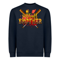Navy softball brother Heavyweight Sweatshirt - AdoDesignShop