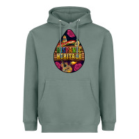 Sage teardrop Hispanic Heritage Heavyweight Hoodie - BundleAndBundleShop
