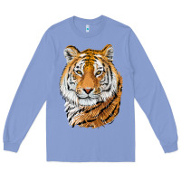 Colony Blue Tiger Head Long Sleeve Tee - LillyAllenDesigns