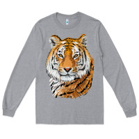 Tiger Head Long Sleeve Tee | Teevron