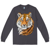 Smoke Tiger Head Long Sleeve Tee - LillyAllenDesigns