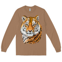 Toasted Coconut Tiger Head Long Sleeve Tee - LillyAllenDesigns