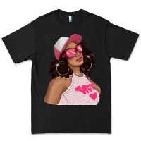 Black pink sunglasses afro black girl Premium Tee - texasbilliewilder