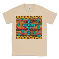 Mushroom western gemstone cross sunflowers leopard serape glitter wooden tumble Classic Tee - Artiststas