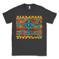 Smoke western gemstone cross sunflowers leopard serape glitter wooden tumble Classic Tee - Artiststas