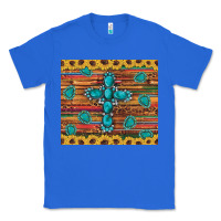 True Royal western gemstone cross sunflowers leopard serape glitter wooden tumble Classic Tee - Artiststas