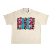 Sandshell valentines day leopard rose glitter brush stoke Urban Heavy Tee - JahusDesignShop
