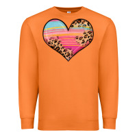 Carrot valentine s day colorful heart Premium Sweatshirt - LillyAllenDesigns