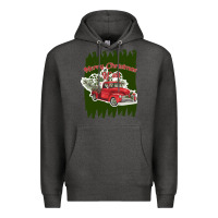 Charcoal Heather merry christmas y'all truck Premium Hoodie - Bettercallsaul