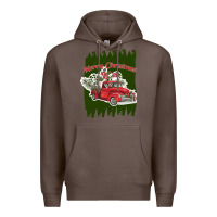 Coffee merry christmas y'all truck Premium Hoodie - Bettercallsaul