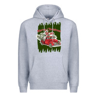 Heather Grey merry christmas y'all truck Premium Hoodie - Bettercallsaul