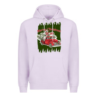 Lilac merry christmas y'all truck Premium Hoodie - Bettercallsaul