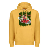 Merry Christmas Y'all Truck Premium Hoodie | Teevron
